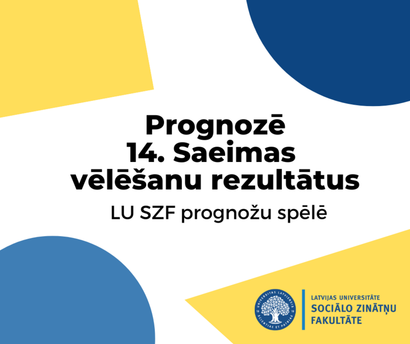 Piedalies 14. Saeimas vēlēšanu prognožu spēlē