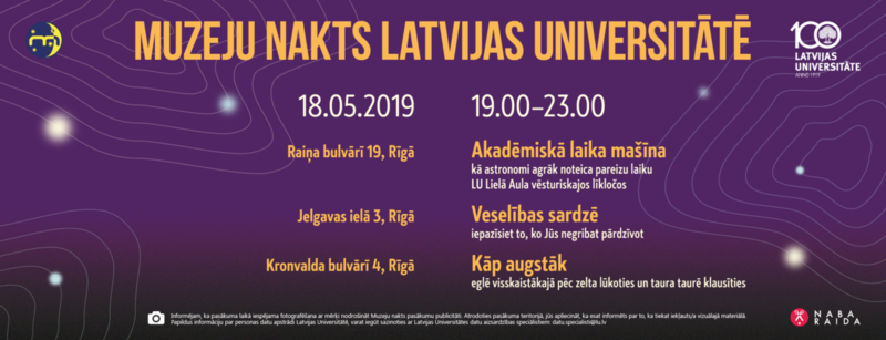 Muzeju nakts Latvijas Universitātē