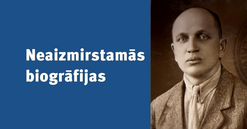 NEAIZMIRSTAMĀS BIOGRĀFIJAS. Biologs ar skolotāja aicinājumu Eduards Jansons