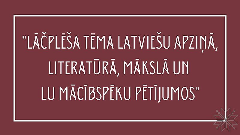 LU Bibliotēkā atklāta izstāde, kas veltīta LU mācībspēku pētījumiem par Lāčplēsi